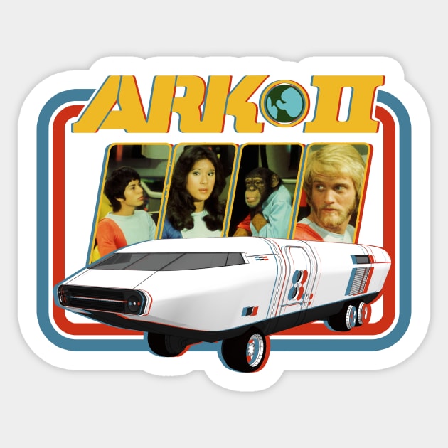 Ark-II Sticker by Doc Multiverse Designs